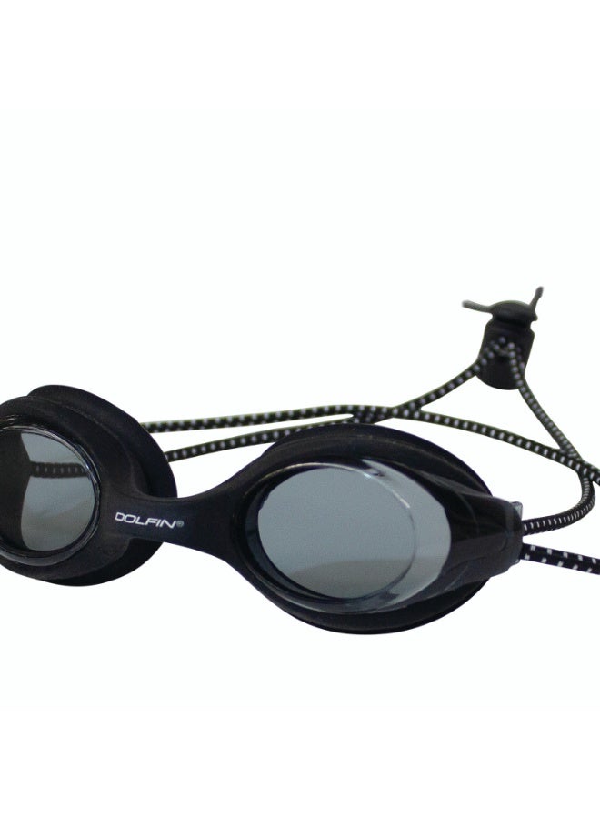 Dolfin Bungee Racer Multicolor Swim Goggle Experience clear vision and a secure, adjustable fit with the Bungee Racer Swim Goggle. Low-profile, leak-resistant, and perfect for training or competition. - Image 1